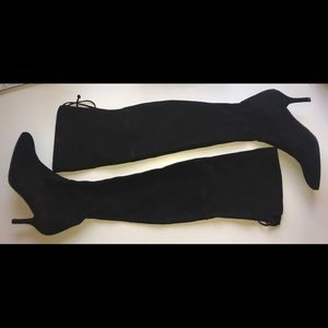 NWOT Tie Back Over the Knee boots